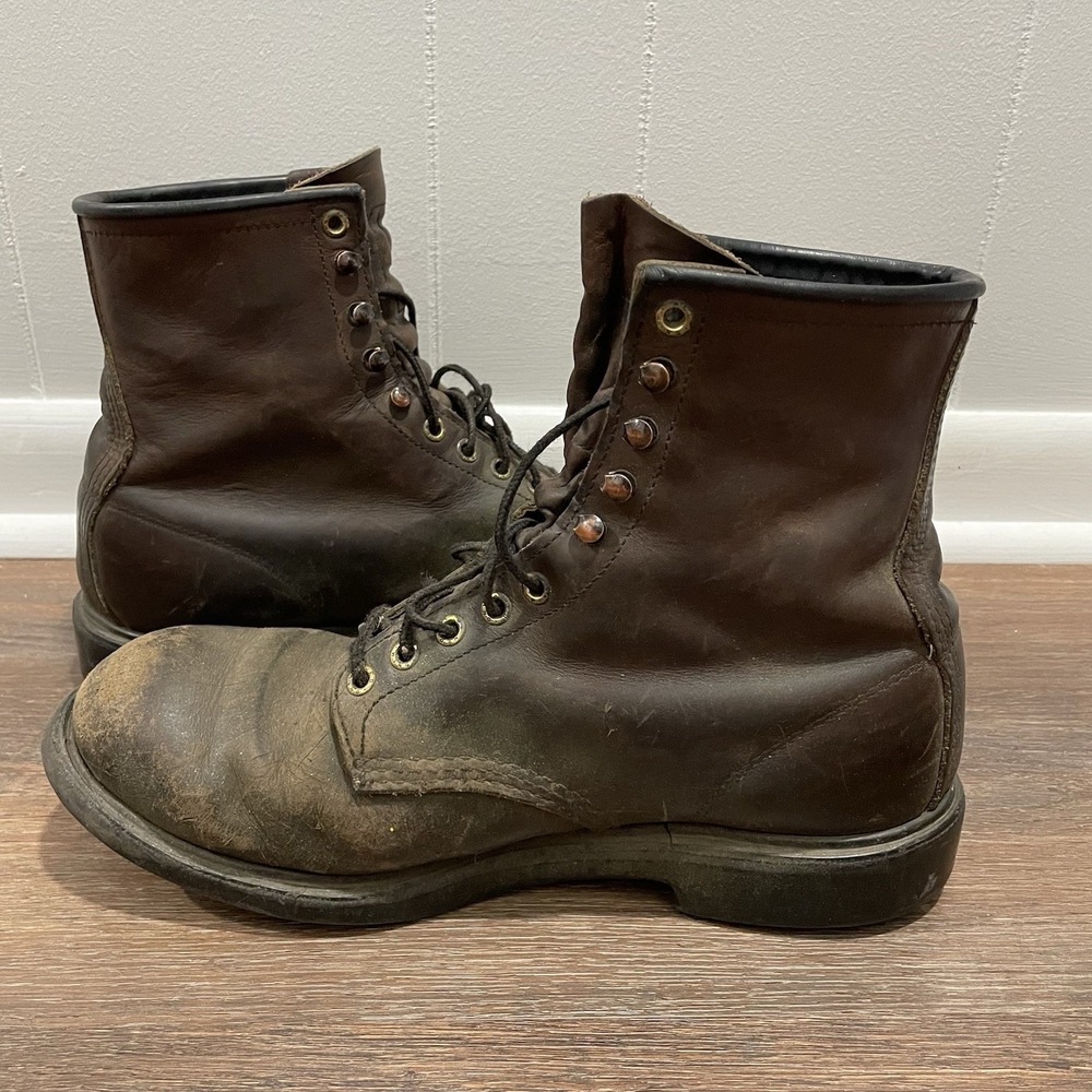 Red Wing 953 Boots Men Sz 10.5 FAIR WORN USA Made READ - Picture 6 of 14